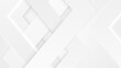 © Badr Warrior - Abstract white background with grey hi-tech polygonal business corporate concept