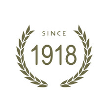 Since 1918 Year Symbol