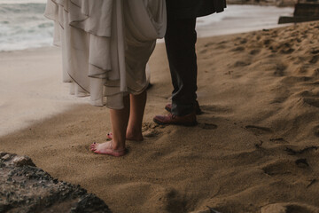 Sticker - beach wedding