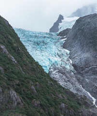 Wall Mural - Aialik Glacier in Kenai Fjords National Park , Seward , Alaska.