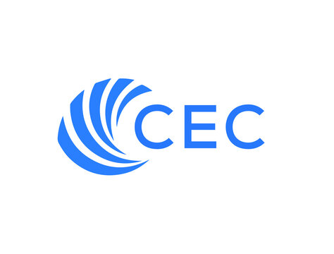 CEC Flat accounting logo design on white background. CEC creative initials Growth graph letter logo concept. CEC business finance logo design.
