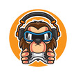 © djankrixzstudio - Monkey Gamer E Sport Logo