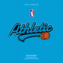 Editable Text Effect Premium Vector Design Of Blue Lettering Style Front Logo And Number Emblem Sport,
Team, Club Costume, Name. Suitable For Basketball Jerseys, T-shirt Custom Printing