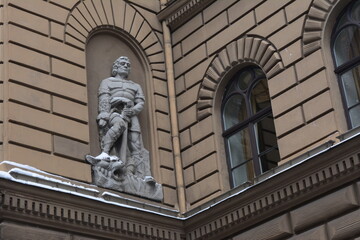 Wall Mural - winter day in Riga