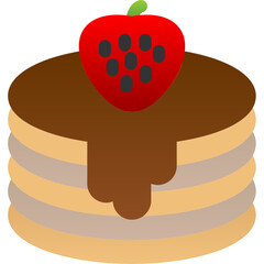 Wall Mural - Pancakes Icon