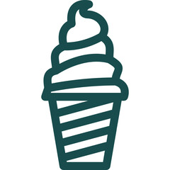 Poster - Ice Cream Cup Icon