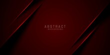 Abstract Red And Black Are Light Pattern With The Gradient Is The With Shadow And Light Shine Soft Tech Diagonal Background Black Dark Sleek Clean Modern.Eps10 Vector