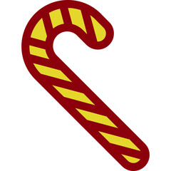 Sticker - Candy Cane Icon