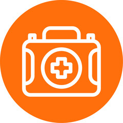 Canvas Print - First Aid Kit Icon