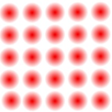 Red Small Blur Circles Spots