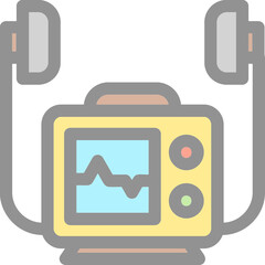 Canvas Print - Defibrillator Icon