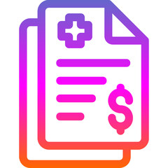 Sticker - Medical Bill Icon