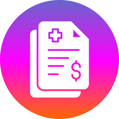 Sticker - Medical Bill Icon