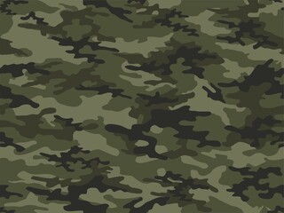 military camouflage vector seamless print