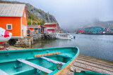 Fototapeta  - Charming fishing village of Quidi Vidi in St John's, Newfoundland, Canada
