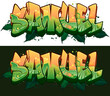 Graffiti Styled Urban Street Art Tagging Design - Samuel