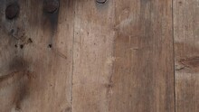 Studs And Planks Of Old Wooden Doors 4K Video
