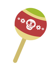 Canvas Print - mexican maraca instrument