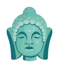 Poster - buddha statue head