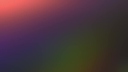 Wall Mural - Soft Color transitions on a dark background. Abstract movement of color spots and lines on dark. For compositing over your footage, stylizing video, transitions