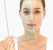 Ageing skin ,internal and external causes of skin aging, signs of skin aging