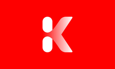 Fototapete - K logo. Letter K is perfect for your brand. K logo can be used for any purpose such as business cards, website, blog, etc.