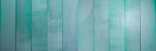 Light Blue Wood Background - Aquamarine Planks With Peeling Paint In Vertical Wood - Turquoise Wooden Surface - Very High Resolution