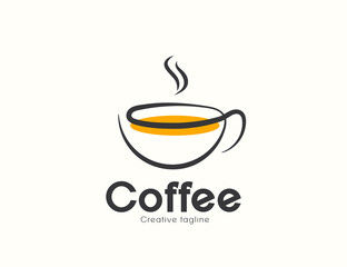 Wall Mural - Coffee logo design