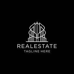 Wall Mural - Realestate logo design icon template