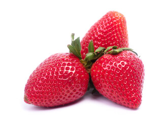 Sticker - Group of natural strawberries