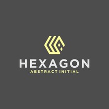 Wa,aw Hexagon Logo Design