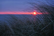 Scenic sunrise on Texel Island, the Netherlands