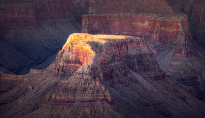 Poster - Beautiful shot of the Grande Canyon at sunrise