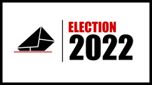 Vector 2022 Election With The Text - Illustration