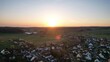 © Leve Leve/Wirestock Creators - Aerial view of sunset