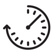 Uptime and downtime icon