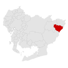 愛知県　地図　東栄町