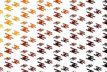 Light Orange vector backdrop with long lines.