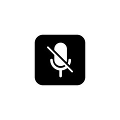 Poster - Microphone mute button icon