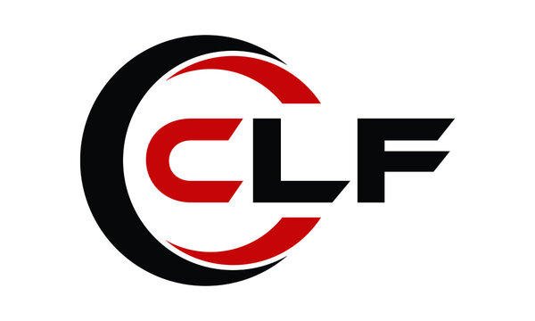 CLF swoosh three letter logo design vector template | monogram logo | abstract logo | wordmark logo | letter mark logo | business logo | brand logo | flat logo | minimalist logo | text | word | symbol
