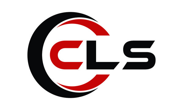 CLS swoosh three letter logo design vector template | monogram logo | abstract logo | wordmark logo | letter mark logo | business logo | brand logo | flat logo | minimalist logo | text | word | symbol