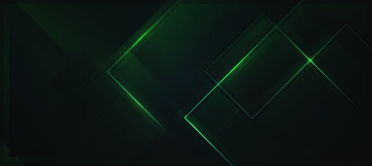 Wall Mural -  green abstract green light abstract ,background polygon elegant background and frame background