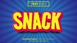 © Ardhy - 3d editable text effect snack theme premium vector