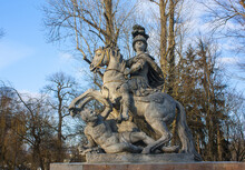 Monument Of King Jan III Sobieski In Lazienki Park, Warsaw