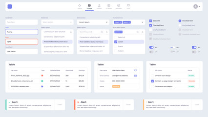 icon button table input dropdown design sources