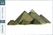  Giza pyramids Vector illustration - Hand drawn