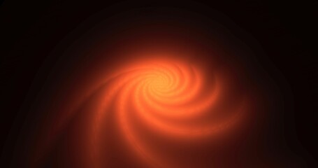 Sticker - Orange spiral on black galaxy background.planet and physics concept design, vector illustration.