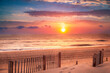 Sunrise over the Atlantic Ocean seen from the Outer Banks of North Carolina