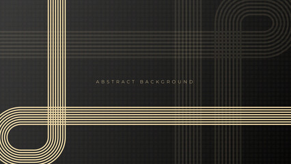 Wall Mural - Gold black luxury background. vector illustration.