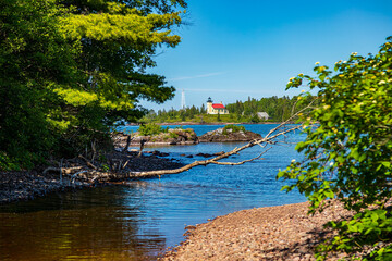 Wall Mural - Copper Harbor Michigan Copper Harbor Lighthouse